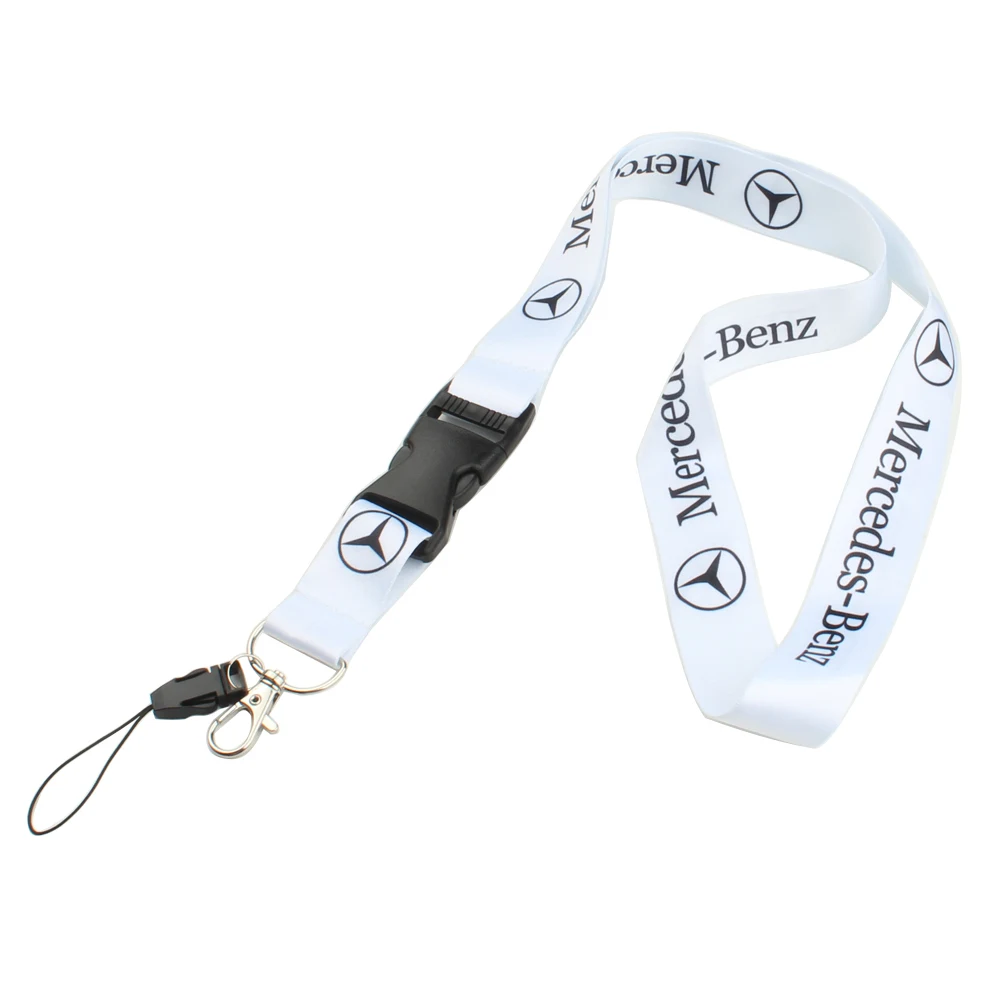 Lanyard for Car Keys ID Holders Cell Phone Neck Straps car keychain For Mercedes Benz AMG C E S ML GLK GLE GLS GLC SLK W177 W176