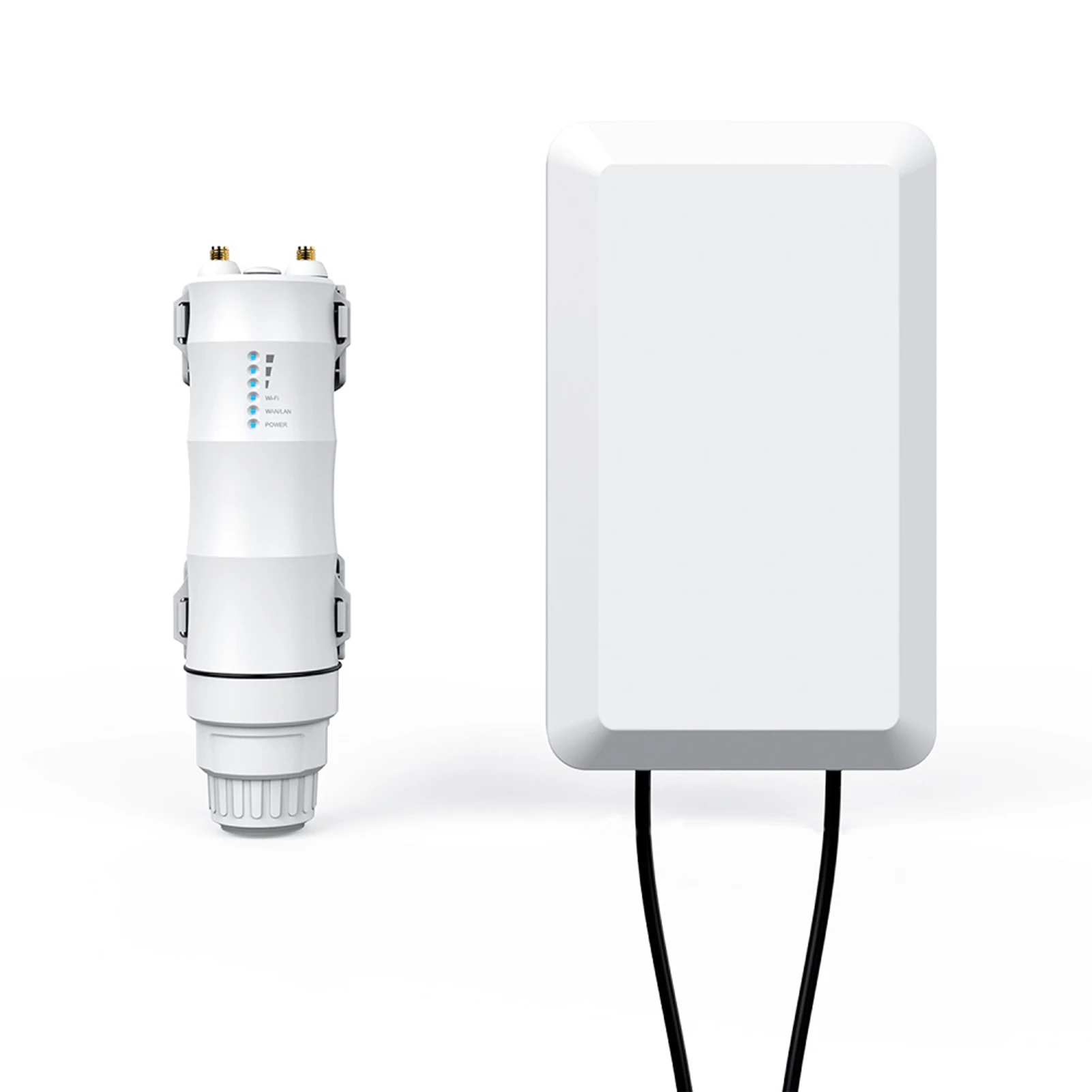 

Protable Wireless 300Mbps 2.4G Frequency Outdoor WiFi Router Directional Antenna Multiple Working Modes Support POE Power Supply