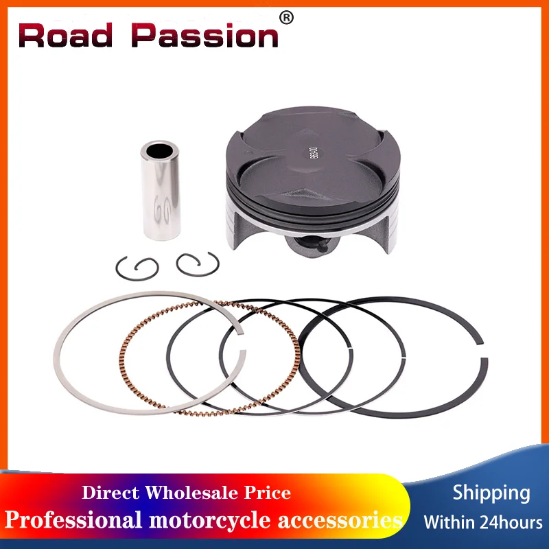 

Road Passion Motorcycle Parts Piston Rings Set For Yamaha YZF-R6 RaceBase YZFR6 YZF600 YZF600W 13S-11631-00-00 2C0-11633-00-00