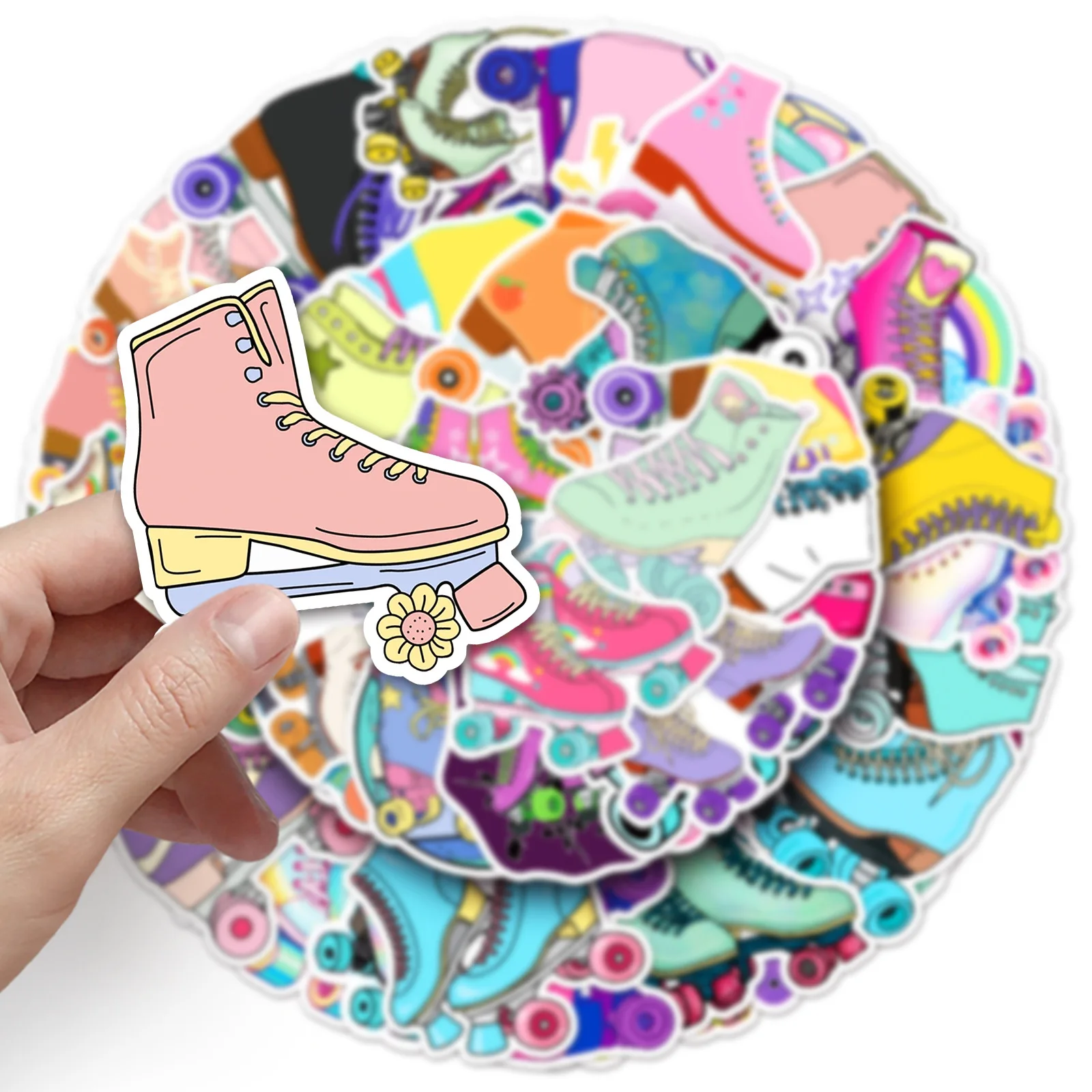 10/50 pezzi adesivi per pattini a rotelle adesivo divertente cartone animato decalcomanie sportive bagagli fai da te laptop telefono auto bici skateboard giocattoli per bambini regali