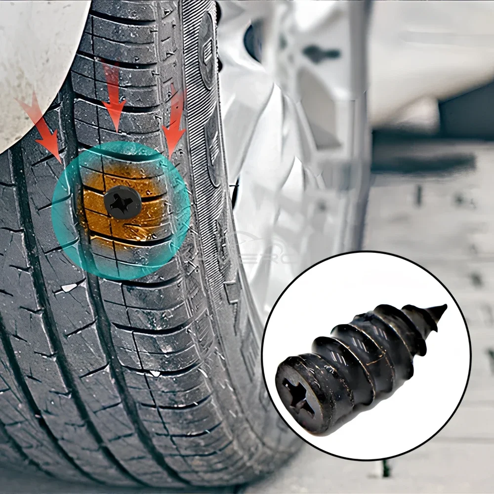 

Вакуумный набор для ремонта шин для мотоцикла, автомобиля, скутера, резиновый набор инструментов для бескамерных шин, пленка без клея, автоаксессуары для ухода