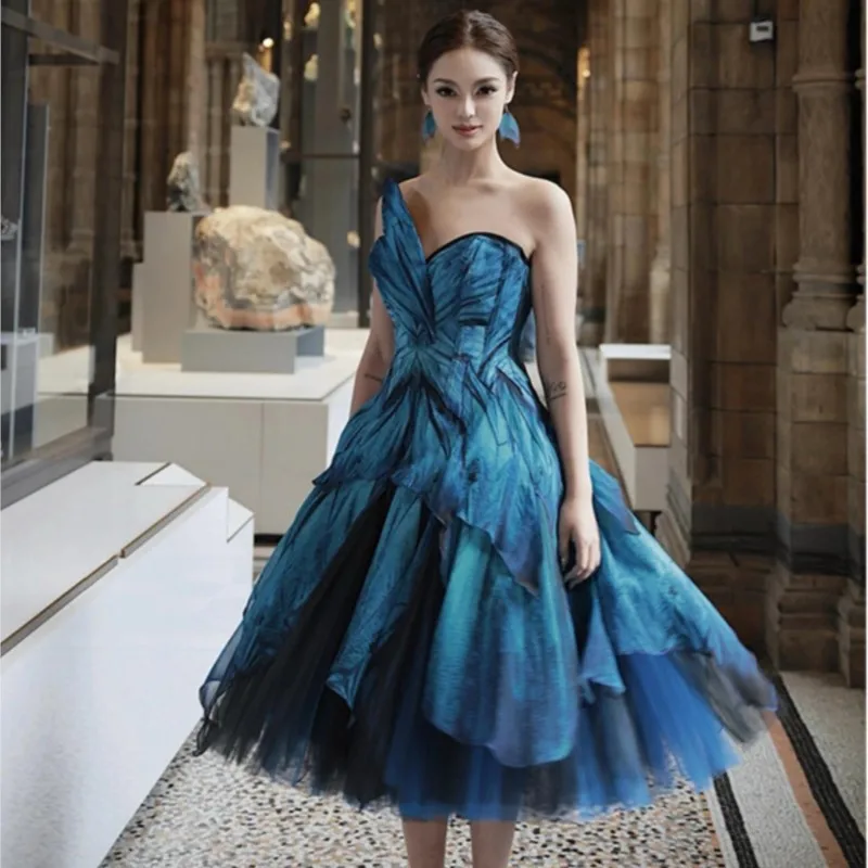 

Chest-top delicate temperament banquet quinceanera dress pompous