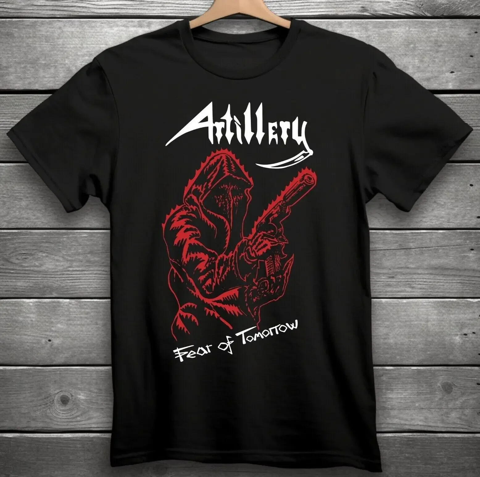 Artillery Fear Of Tomorrow Band T-Shirt Black S-3XL