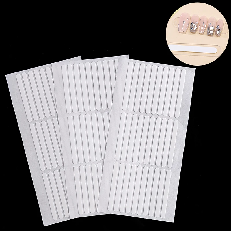 Image of 【10 Blatt doppelseitige, selbstklebende, abnehmbare Nagelkunst-Display-Sticker für Nagelspitzen】