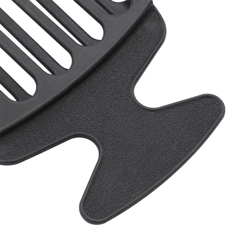 Dente largo afro cabelo picareta pente desembaraçar peruca trança escova cabelo óleo para cabeça garfo para