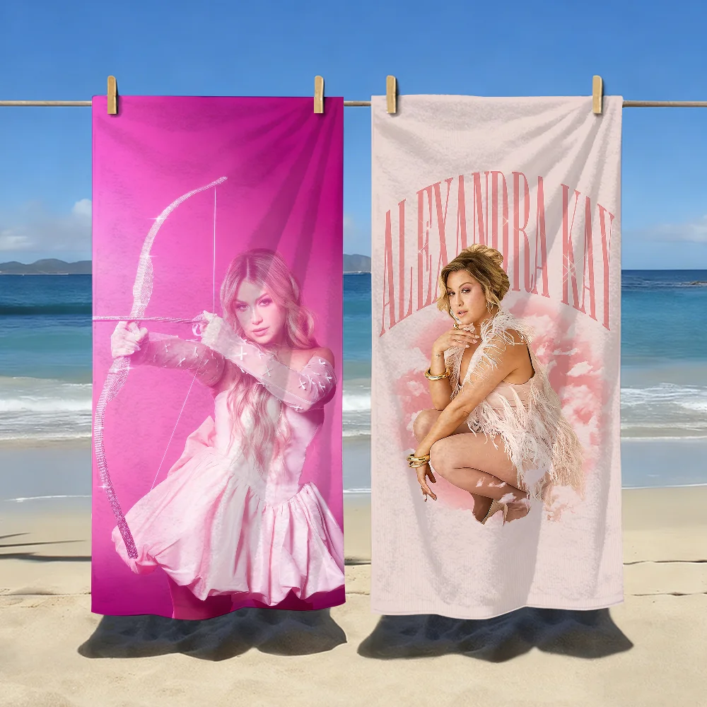 Singer Alexandra Kay Second Wind Towel For Swim Yoga Gym Quick Drying Soft and skin-friendly Beach Towels All-Season