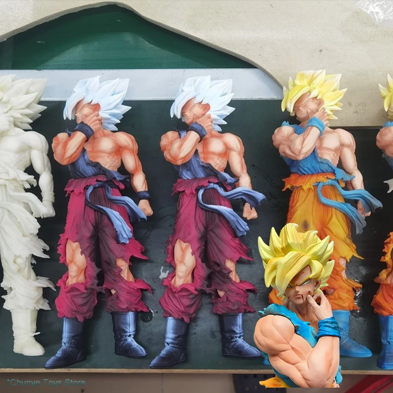 

In Stock 32cm Dragon Ball Anime Super Saiyan Son Goku Face Pinching Pvc Action Figure Figurines Gk Model Collection Toys Gifts