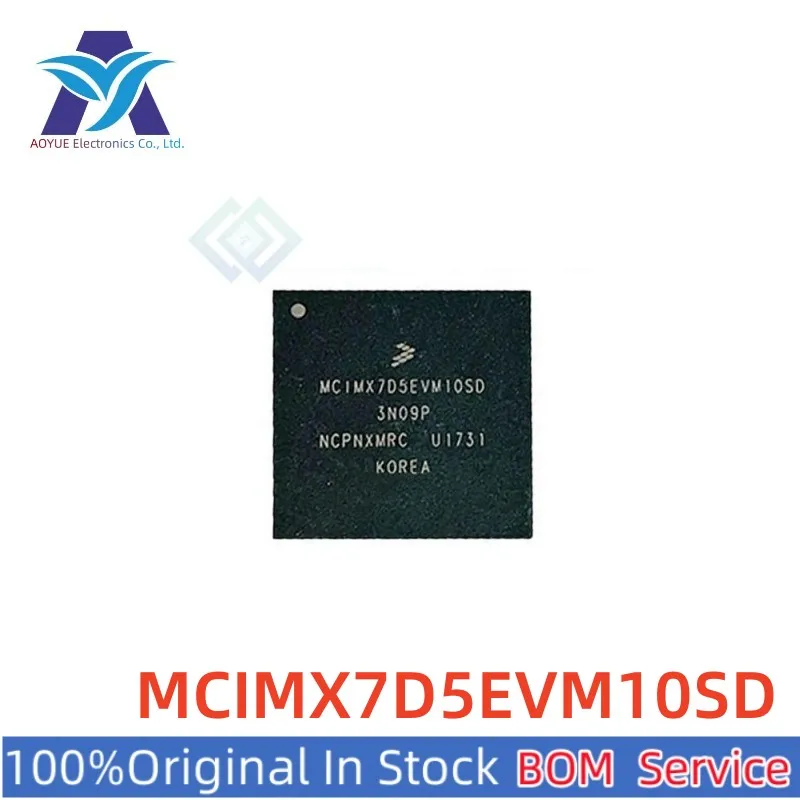 

MCIMX7D5EVM10SD BGA i.MX 7Dual SOC featuring an ARM Cortex A7 for connecting peripherals microprocessor MCU IC