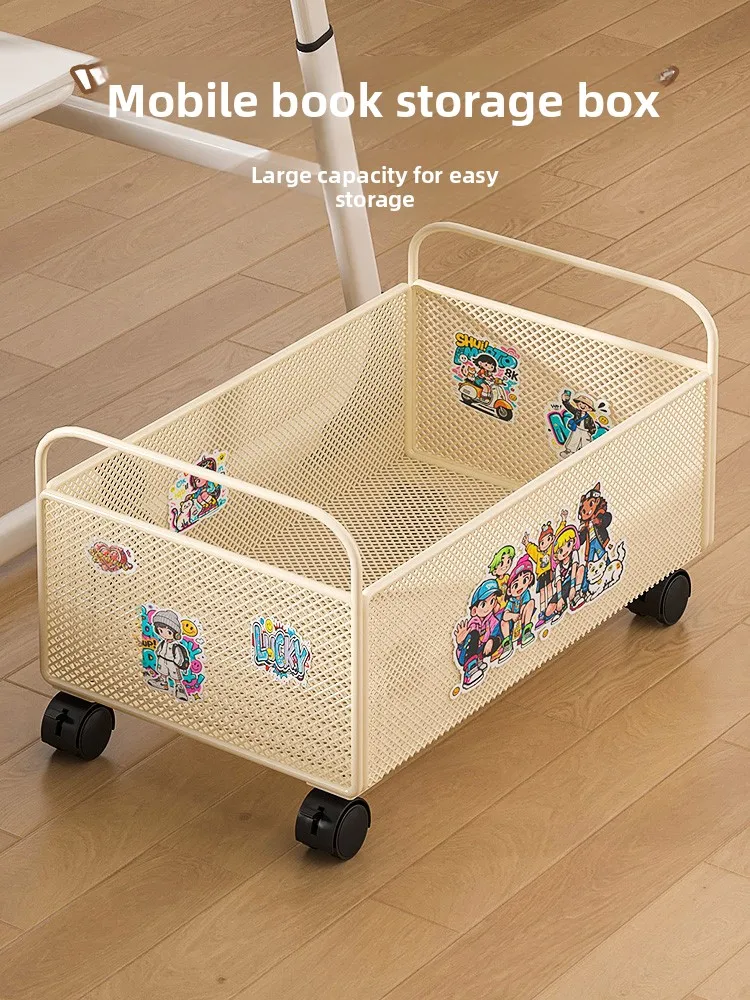 

Ящик для хранения книг в классе студента, инвалидная коляска под столом, сумка для книг, органайзер, металлический каркас, простой чехол для книг Sle