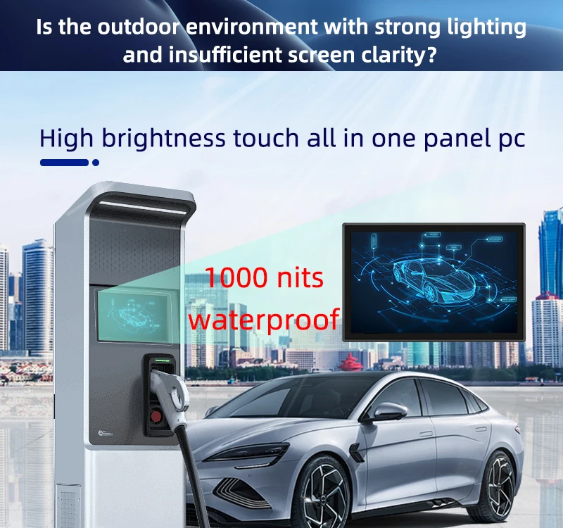 24 Inch Waterproof Industrial Computer Embedded Capacitive IP65 Processor Core I5 Tablet PC Touch Screen Android 11 Panel PC