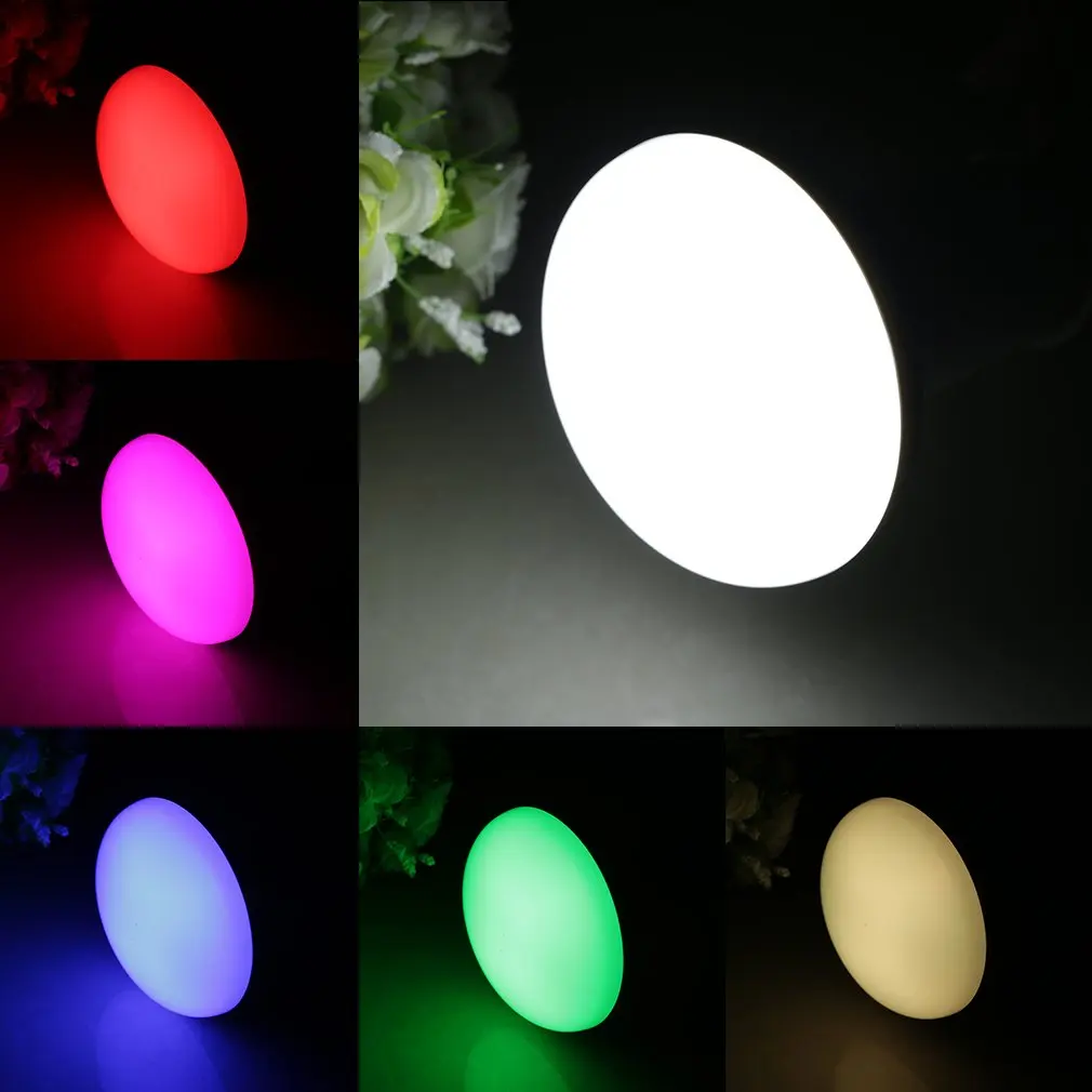 Portable 2.4G Wifi Night Light Remote Controll Rgbw Lamp Color Changing 6W 9W E27 Led Bulb Home Light Accessories