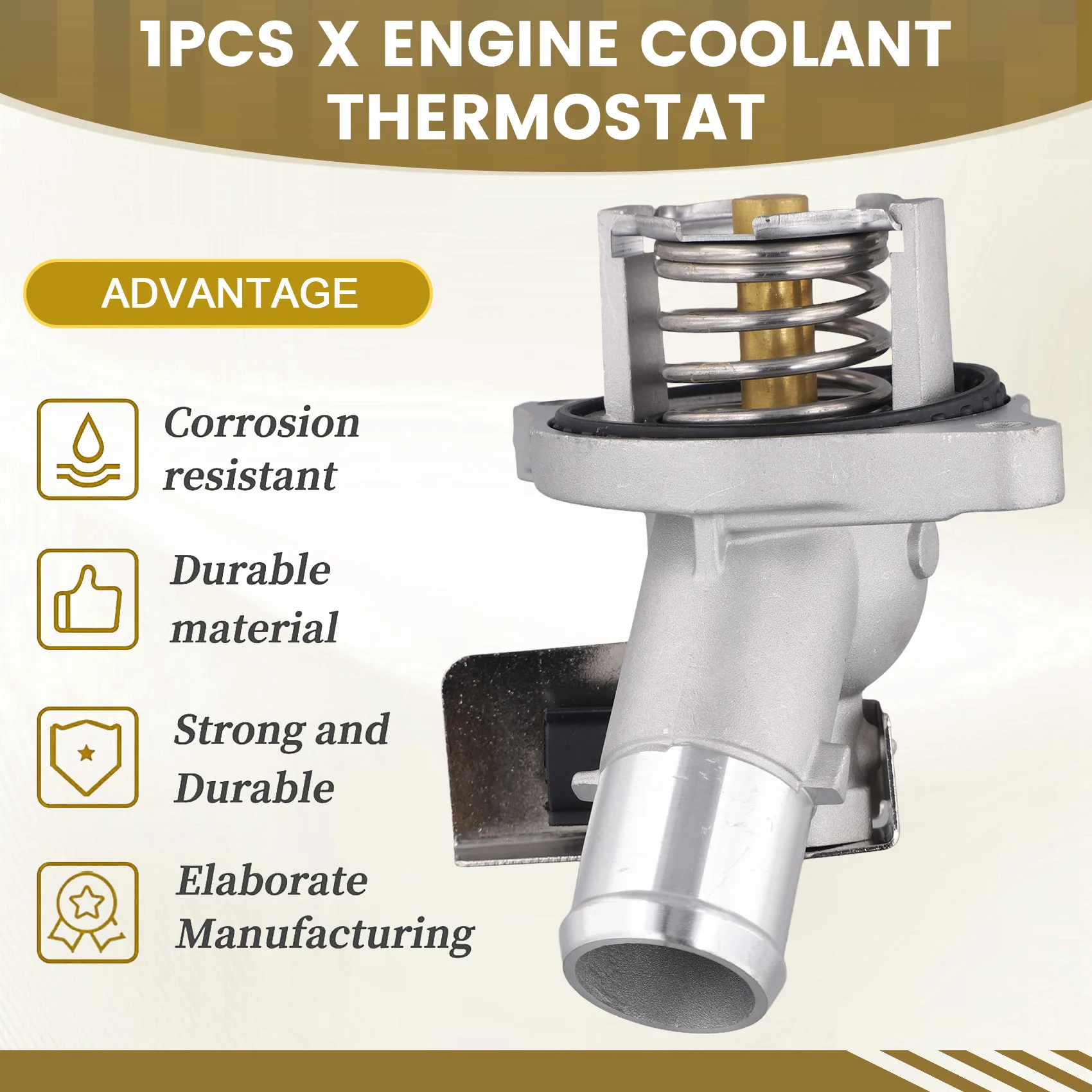 

A73X-Thermostat For GMC Cadillac For ATS 2.0L 2.5L Engines- Engine Coolant Parts 931-203 12650241 25201448 1581752 902