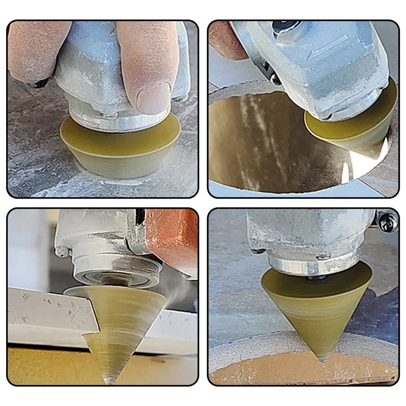 M10 Angle Mill Milling Bit 50Mm Chamfering Bit Tile Cutting Machine Trimming For Model 100 Angle Grinder Easy Install