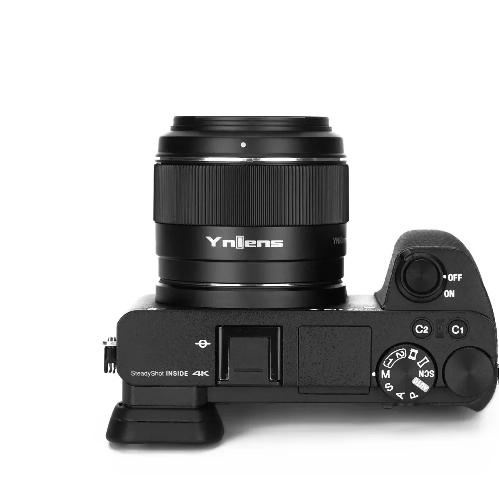 Yongnuo YN50mm F1.8 S DA DSM عدسة APS-C عدسات تركيز تلقائي لسوني A6000 A6300 A6400 A6500 NEX7 كاميرا بدون مرآة