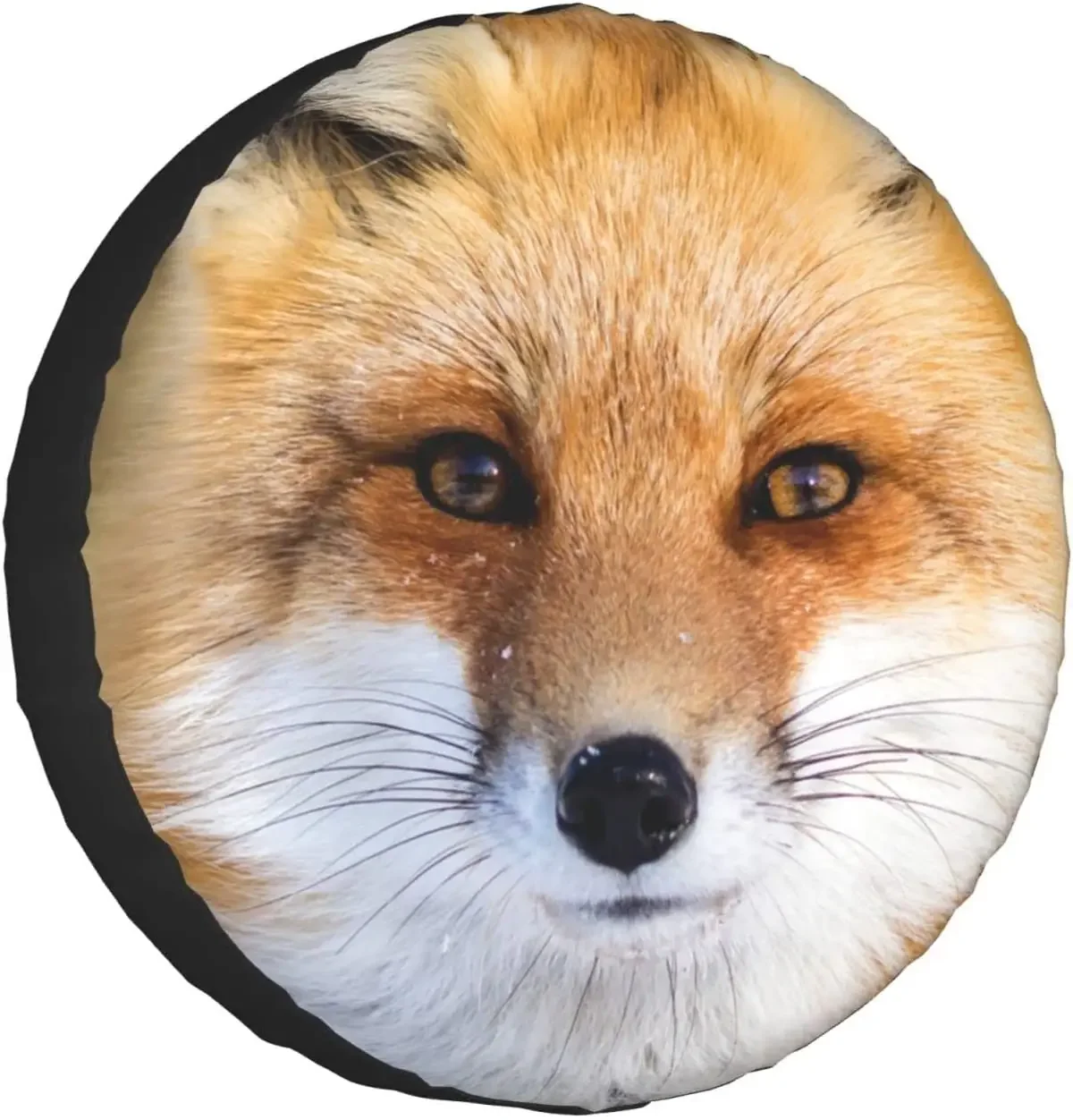 Spare Tire Cover Universal Portable Tires Cover Animal Fox Car Tire Cover Wheel Protector Weatherproof and Dust Proof UV 14-17in