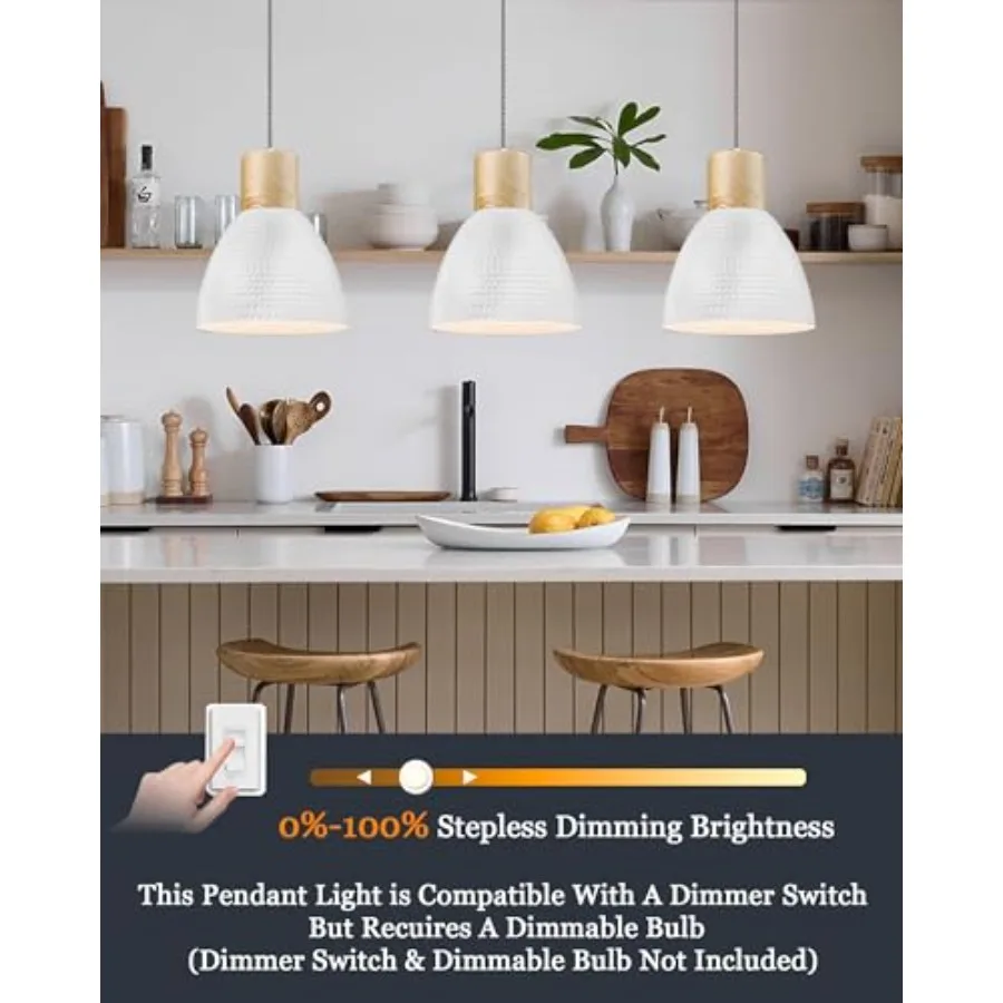 Hammered Pendant Lights for Kitchen Island Solid Wood Hanging Light Fixtures Industrial Metal Pendant Light Fixtures for Bar Di