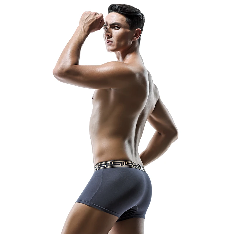 

Underwear, men's modal, scrotal support, four corners, flat corner, trouser head, gun, egg, shoulder, gun, bullet bag, separated