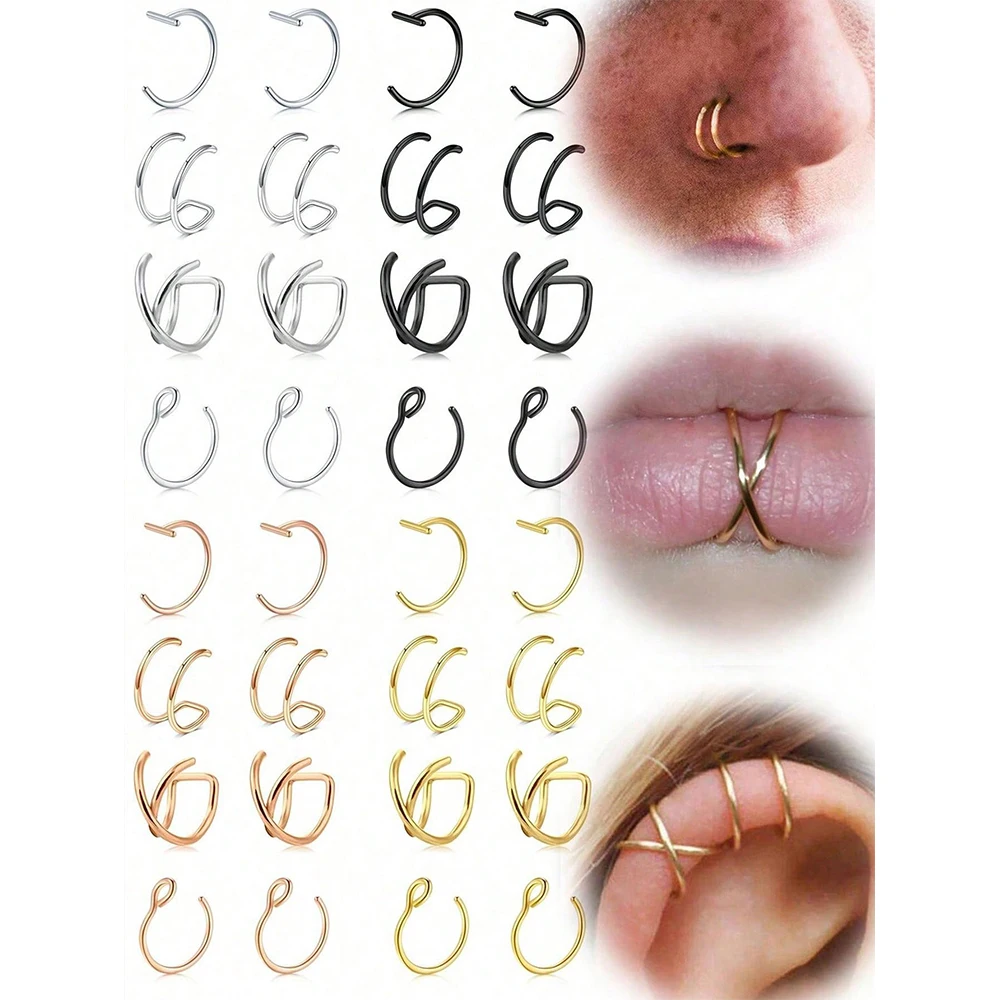 8Pcs/Set Fake Lip R… - image