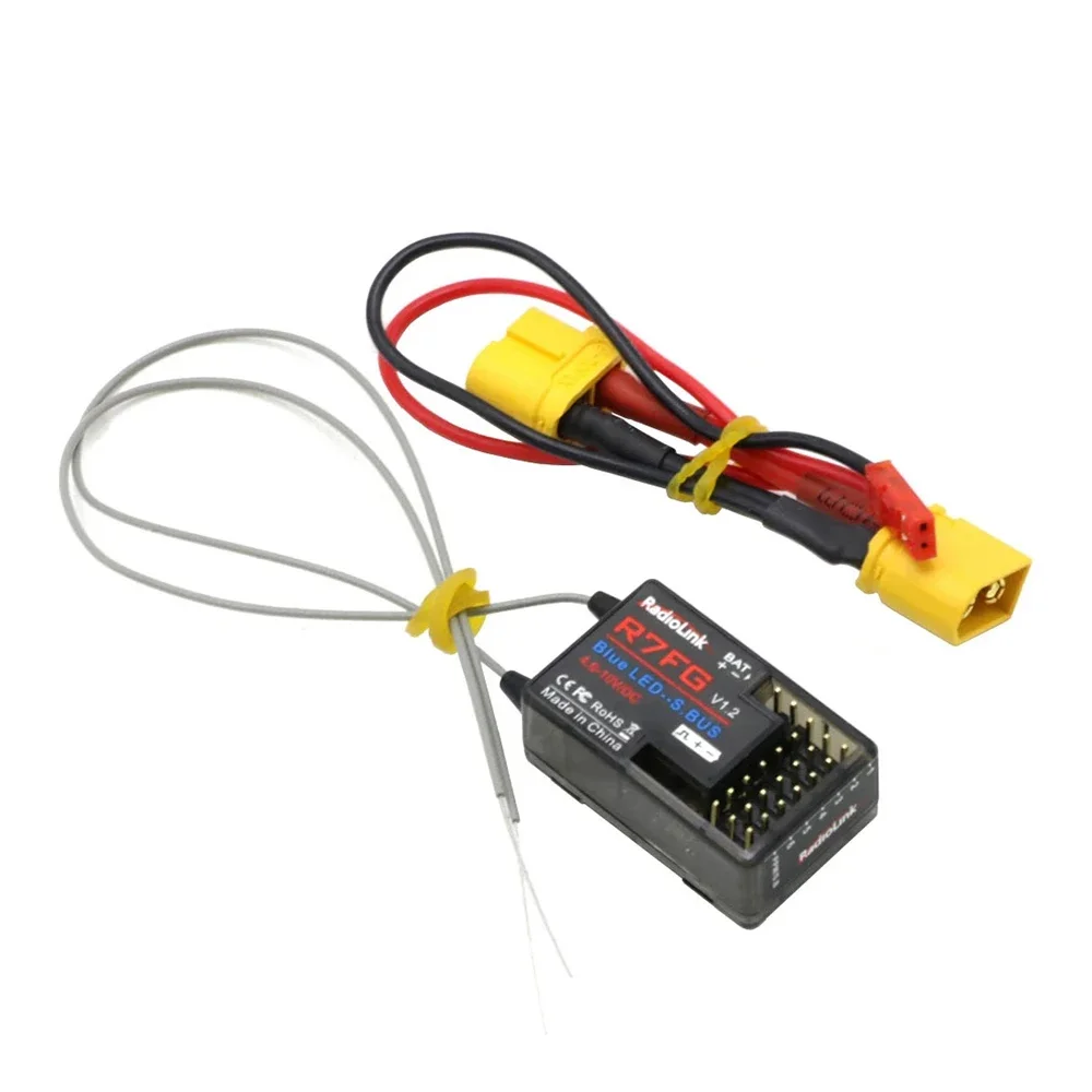 Radiolink Receptor de Controle Remoto, R9DS, R12DSM, RC, 9 Canais de Informação, R9DS, R12DSM, SBUS, PWM, PPM, Compatível com Sinal, AT9S, AT10II