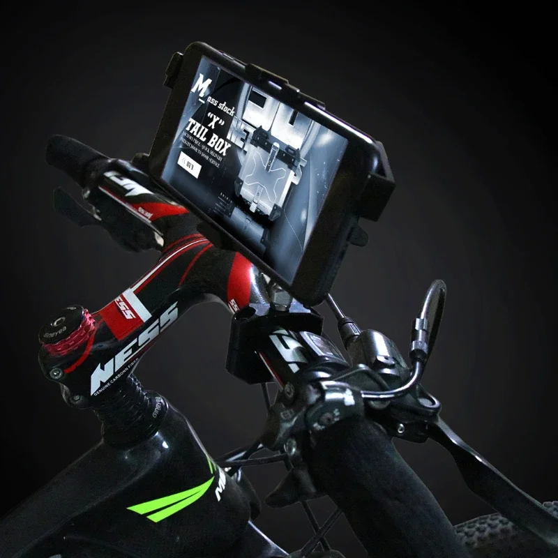 

360 Degree Rotatable Mobile Phone Bike Motorcycle Safety Stand for All Mobile Phone Holders, Motorcycle Accessories