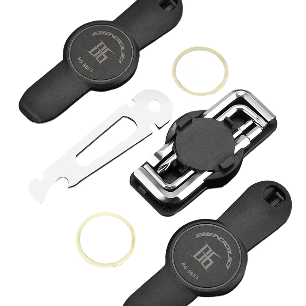 13-In-1 Bicycle Repair Tool Multi-functional Portable Allen Wrench Rotating Bike Tire Lever Mountain Bike Road Bike Repair Set
