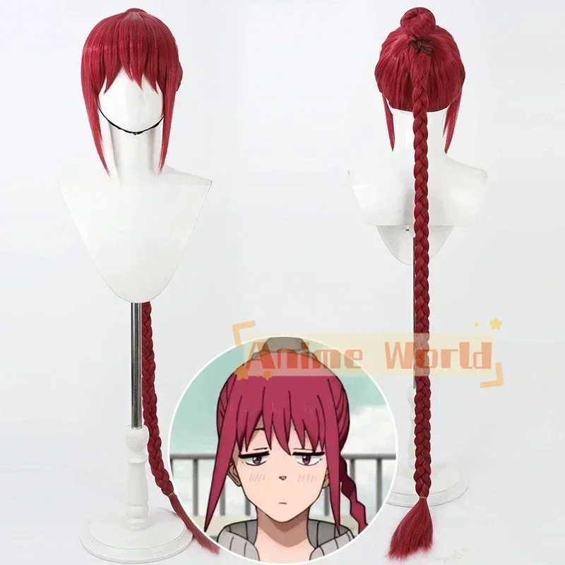 

Anime Sakamoto Days Lu Shaotang Cosplay Wig 1.4M Long Red Braided Ponytail Heat Resistant Synthetic Hair Halloween Party Role