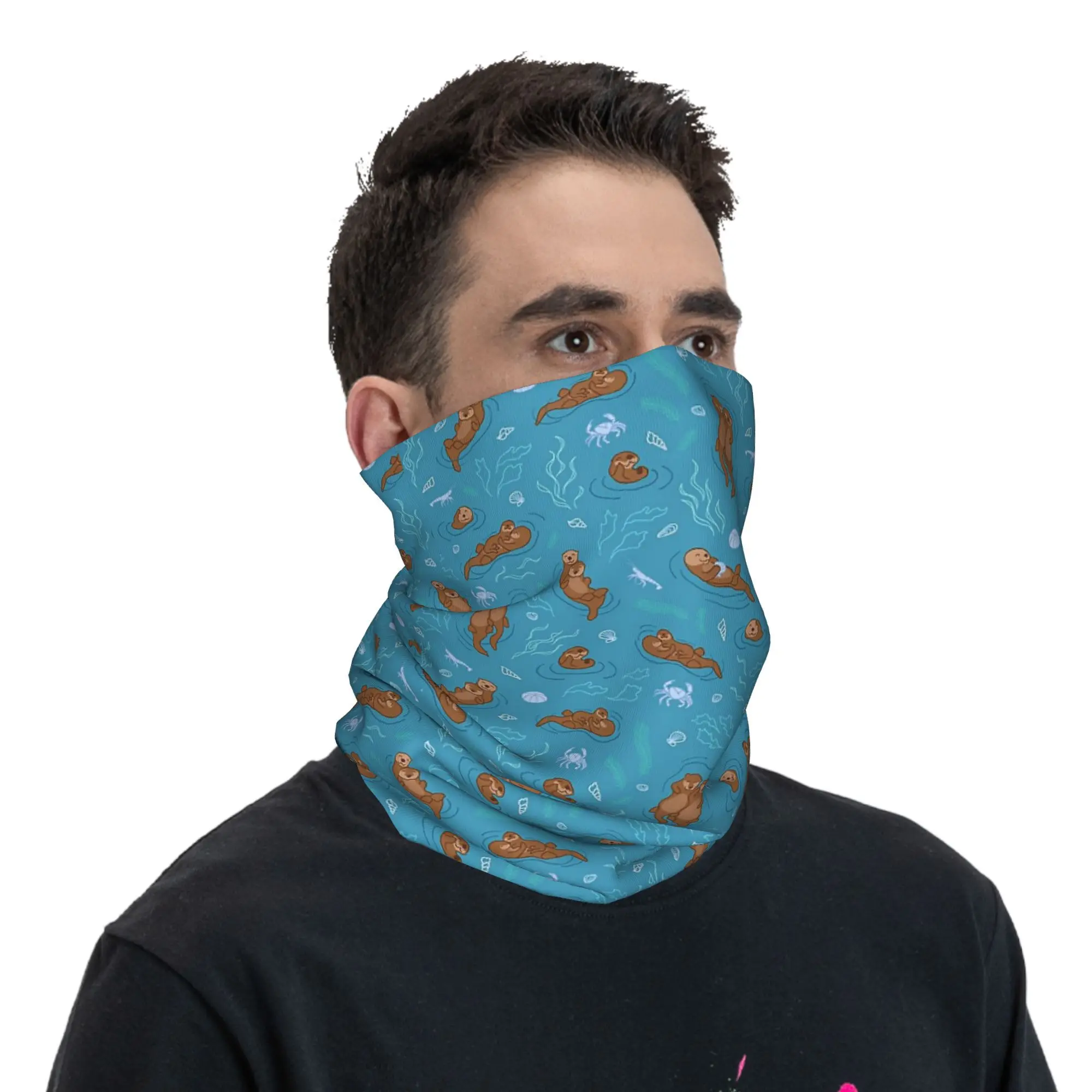 نحن نحب كل غطاء الرقبة باندانا قضاعة مطبوعة قناع التفاف وشاح متعدد الوظائف أغطية الرأس الرياضة في الهواء الطلق للرجال والنساء طوال الموسم