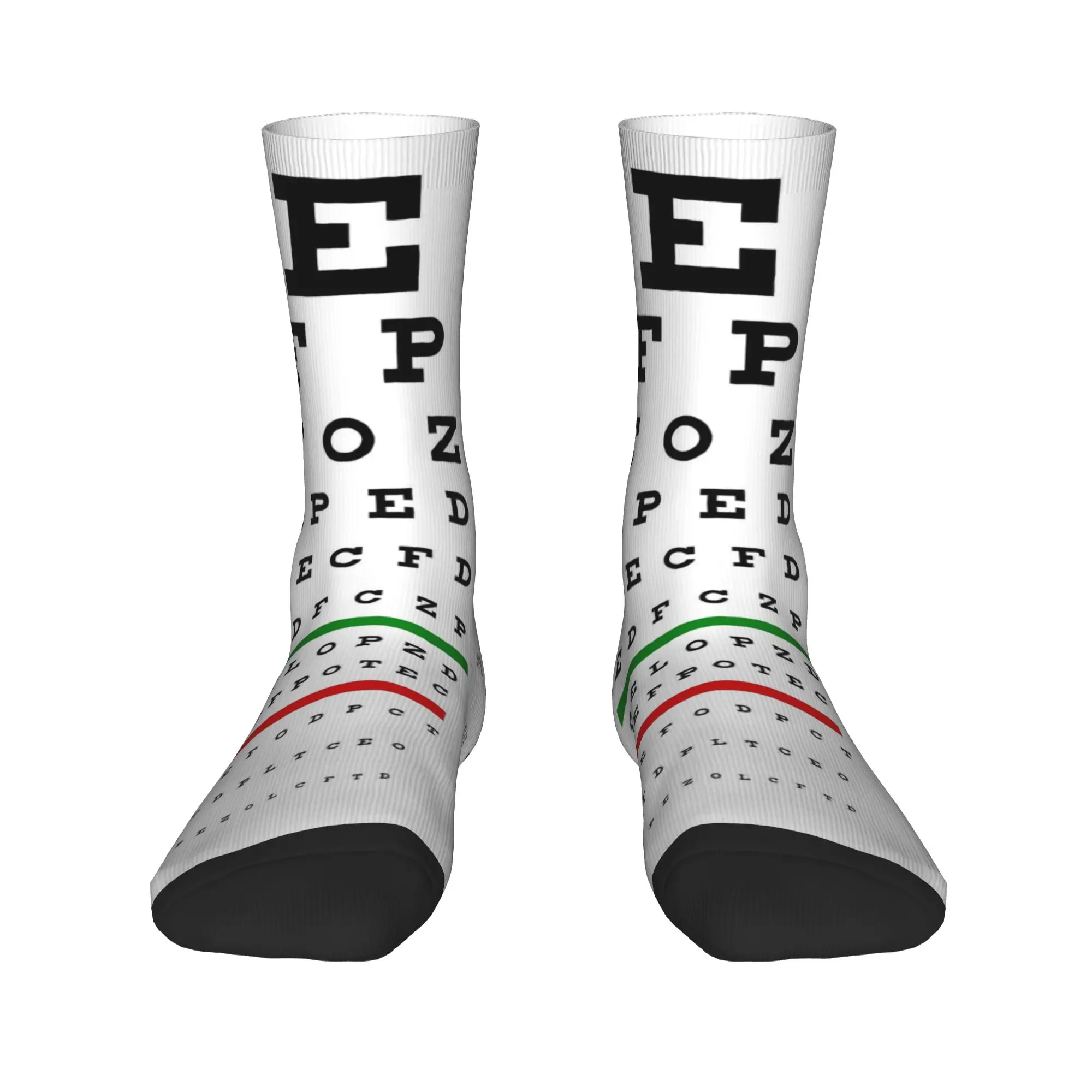 Ophthalmologist Optician Eye Clinic Stockings  Design Retro Socks Winter Anti Bacterial Socks Adults Men Running Soft Socks