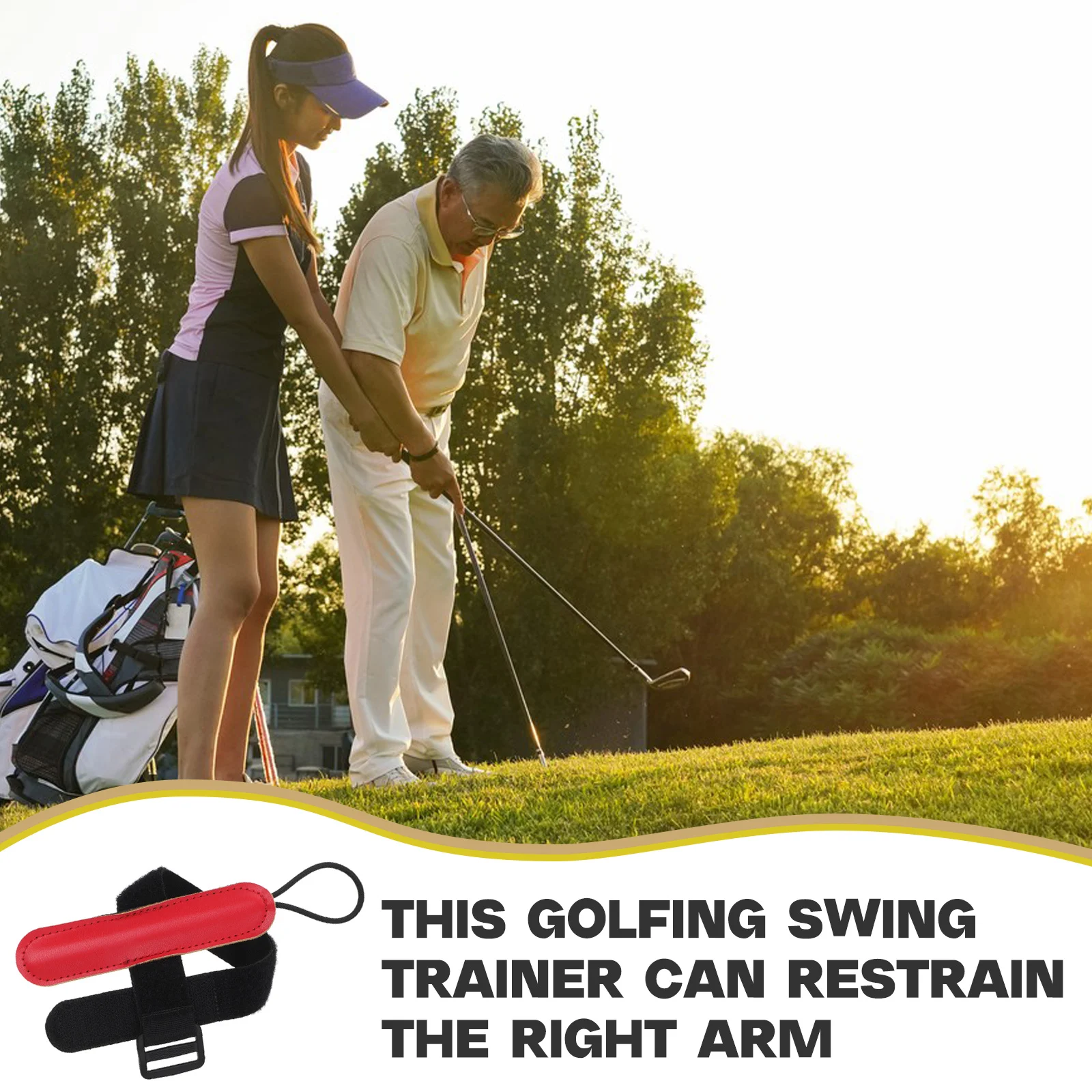 

Swing Training Wristband Golf Retainer Trainer Straps Trainers Armband Aid Auxiliary Tool