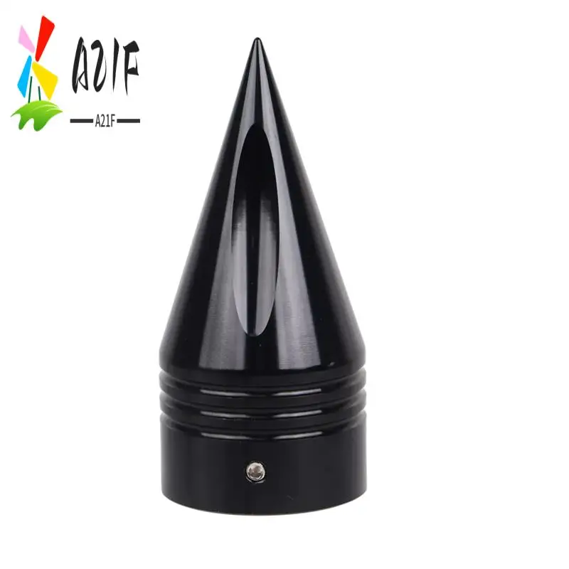 A21F-Front Axle Nut Covers Caps Black For  Dyna Electra Road King Glide