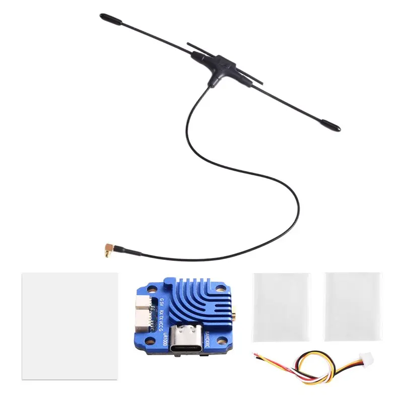 B05C-ELRS UR1000 RX Expresslrs Dual Band Ultra-Long Range 868Mhz 900Mhz 2.4Ghz Freq For RC FPV Drone Traversal 220MM