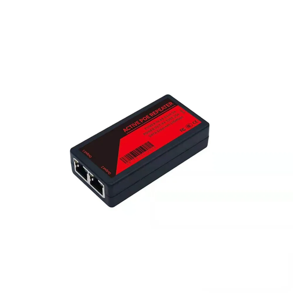 Imagem -01 - Terno Repetidor Poe para Câmera 100m Gigabit Mini Portas Estender Range100m Dispositivos de Rede terno repetidor poe para camera 100m gigabit mini portas estender range100m dispositivos de rede 01
