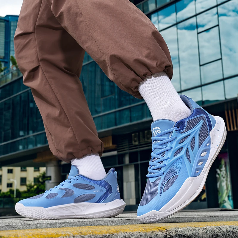 أحذية رياضية لكرة السلة للرجال، أحذية رياضية قابلة للتنفس، مضادة للانزلاق، يمكن ارتداؤها في صالة الألعاب الرياضية، أحذية الجري للرجال والنساء #6