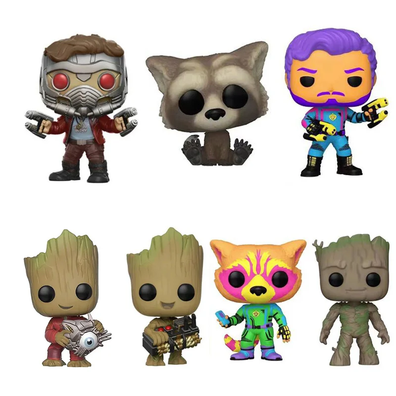 GUARDIANS OF THE GALAXY Rocket STAR LORD Groot Limit Edition figura colección vinilo muñeca modelo Juguetes