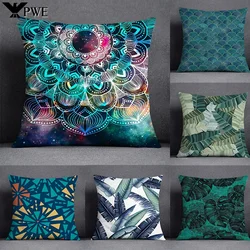 New Design Green Flower and Animal Pattern Home Decoration Pillowcase Square Pillowcase Home Office Decoration Cushion Cover