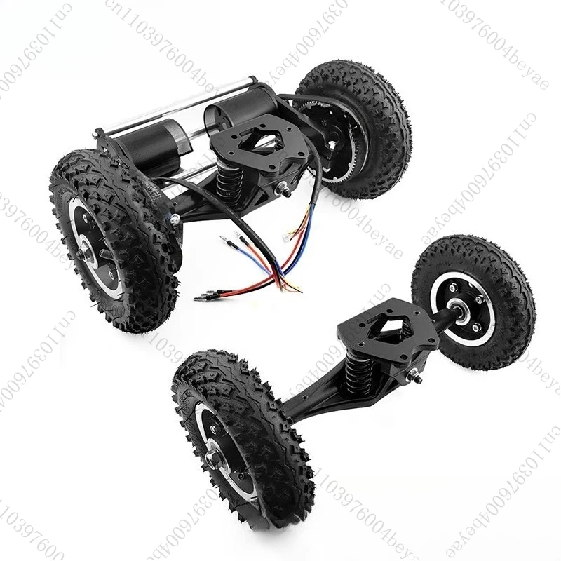 

Personalized four-wheel drive electric skateboard belt drive frame long plate 8-inch tire