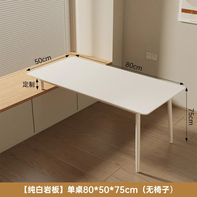 Cream style slate bay window desk modern simple home bedroom computer desk writing desk small apartment window table