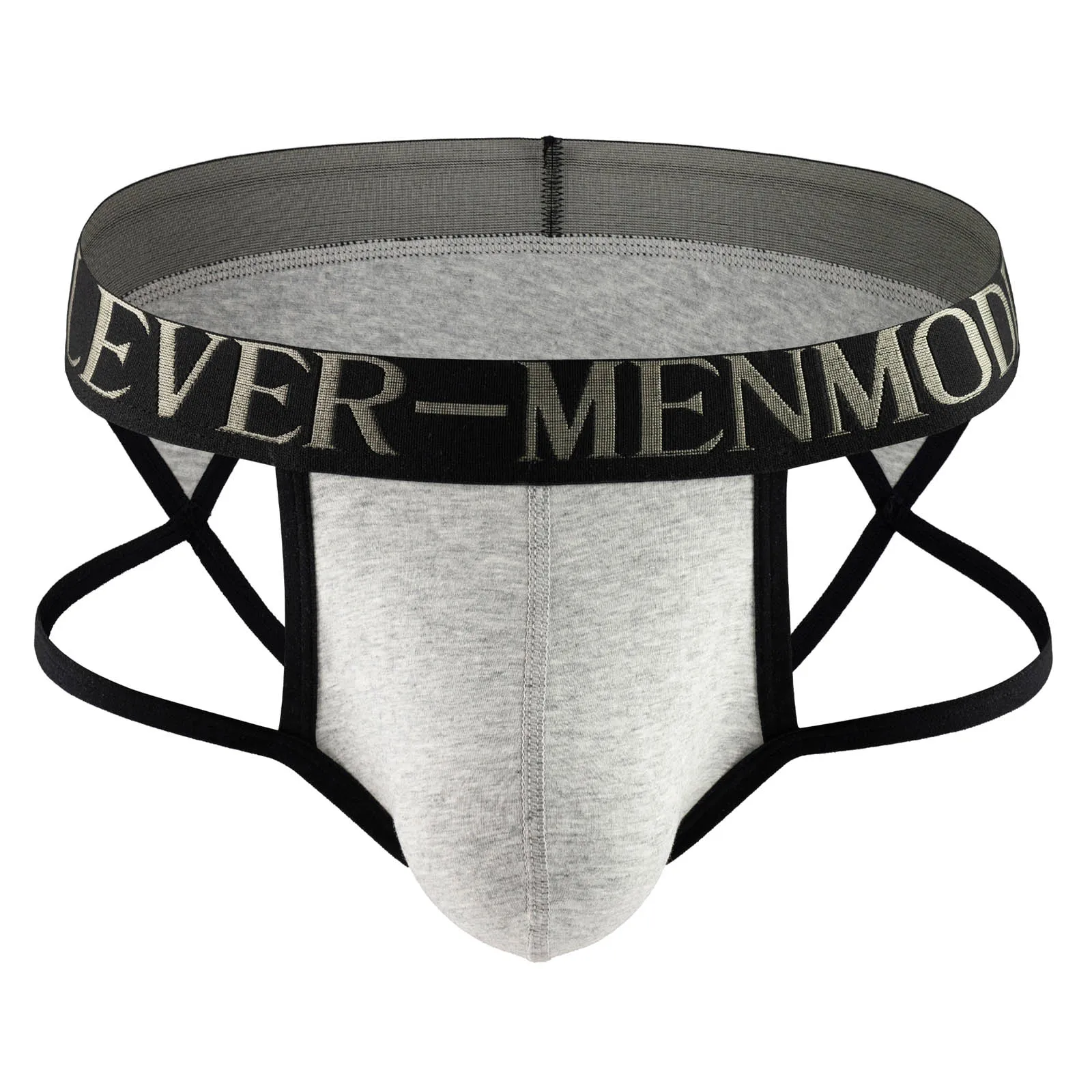 CLEVER-MENMODE Sexy Underwear Men Briefs Open Butt Panties Backless Jockstrap String Underpants Erotic Penis Pouch Elastic