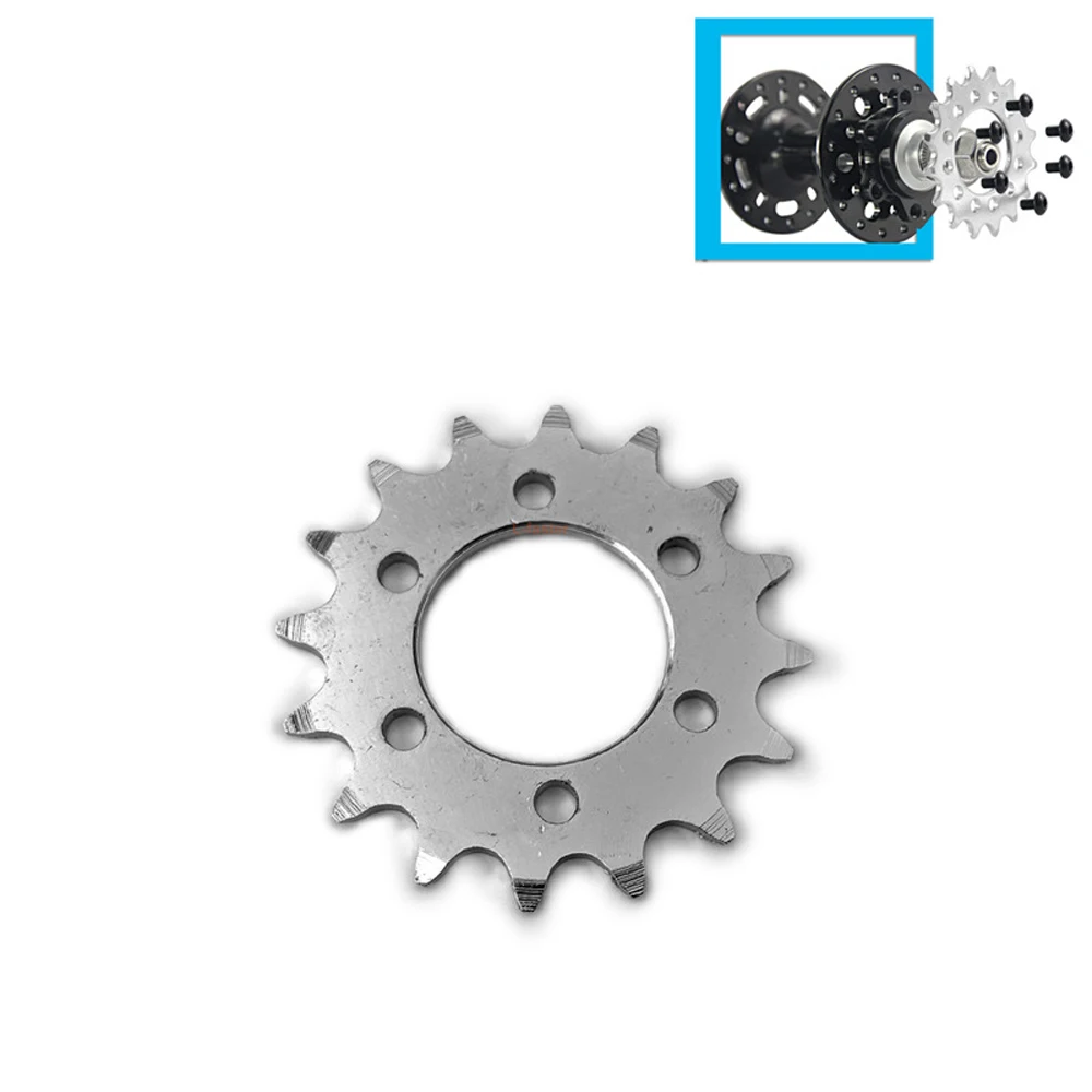 16T Fixed Gear Instead Of Disc Brake 16 Teeth Sprocket Bolts-fixed Single Speed Chain Wheel For Electric Bicycle 410 Chain