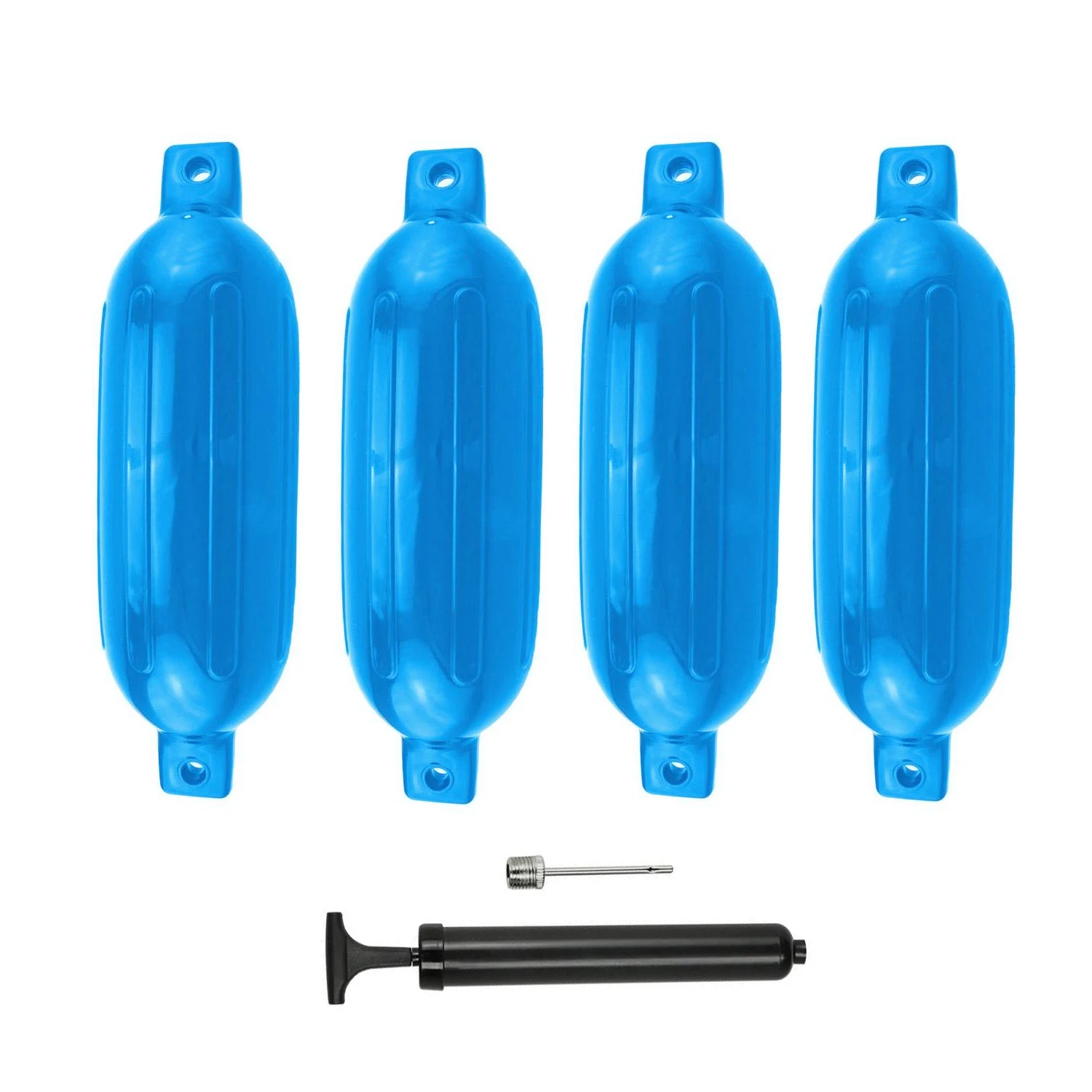 4PCS Ribbed Boat Fender 6.5