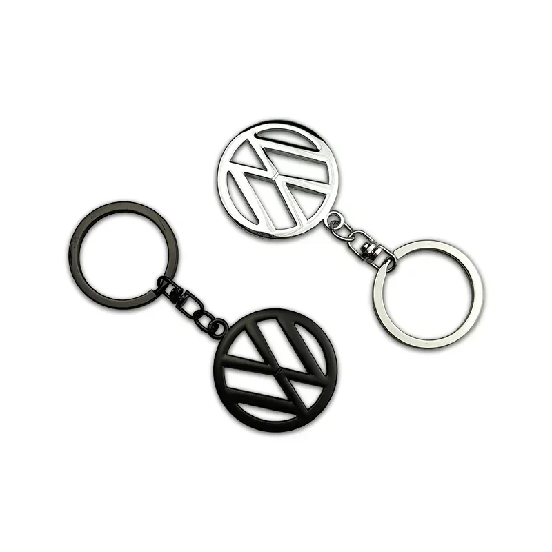 Metal Car Logo Keychain Key Holder for Volkswagen Golf Passat B5 Jetta Tiguan Polo MK7 Bora Beetle Vento Sharan Keyring Pendant