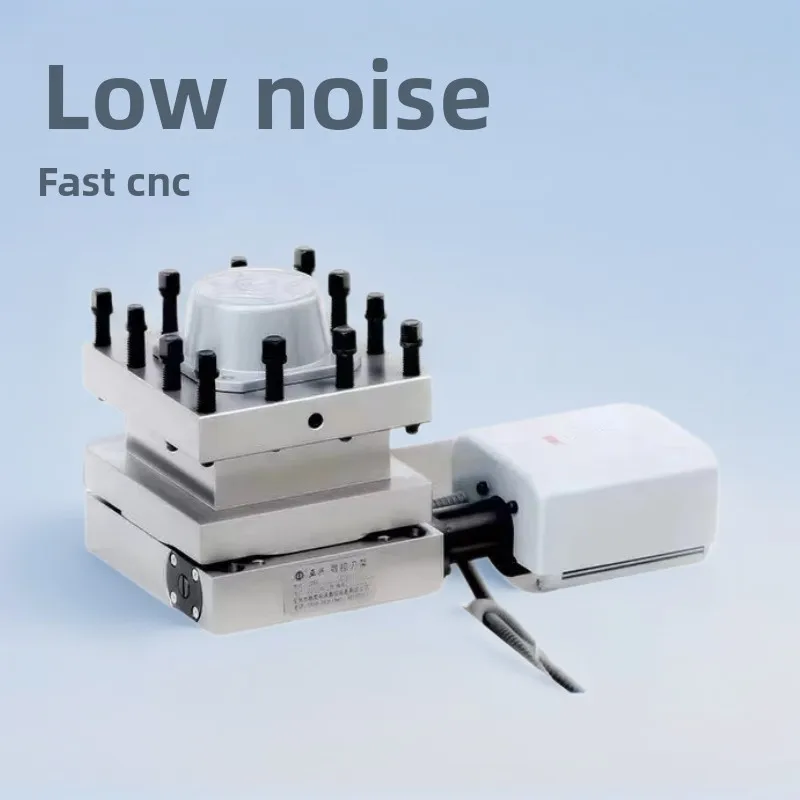 CNC Lathe Electric Turret Tool Post 4 Station Quick Change Heavy Duty Durable Precision Replacement Part for Turning Center