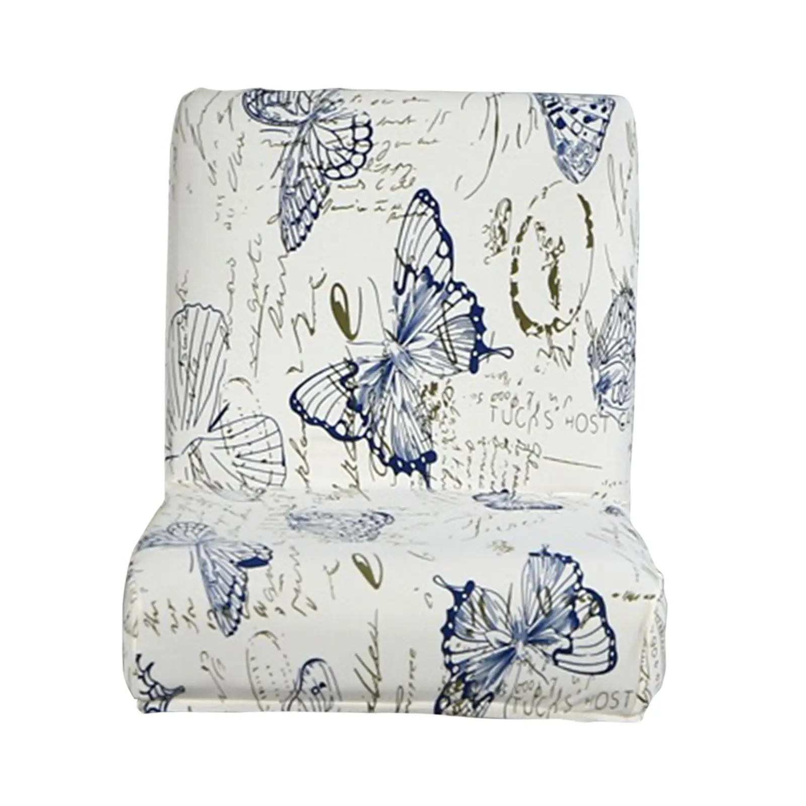 Stretch Printing Low Back Cover Removable Barstool Counter Height s Covers Home Flexible