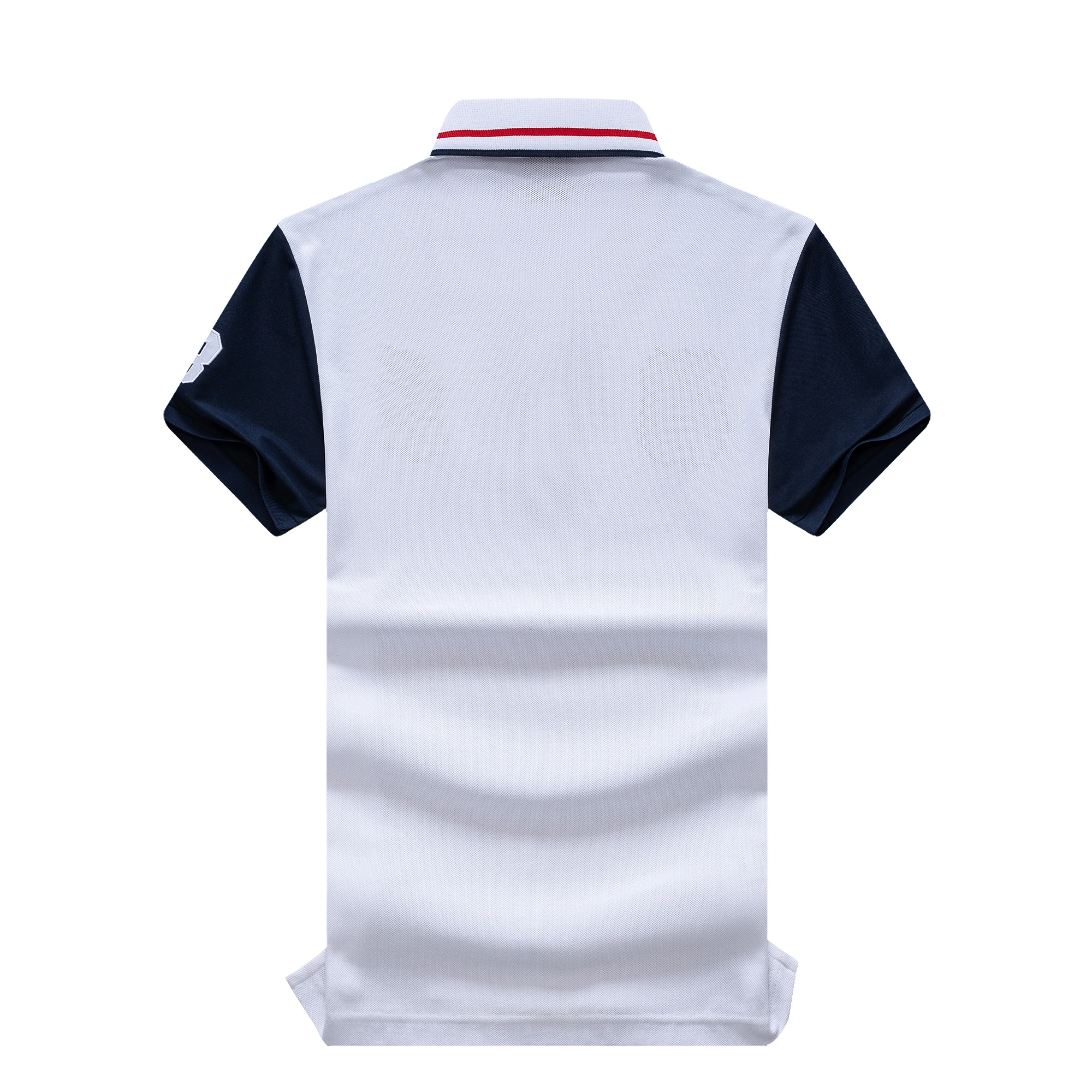 TS New Arrivals Men's Polo Shirts Short Sleeve USA Royal Luxury Embroider Number 3 Collar Tee Shirts