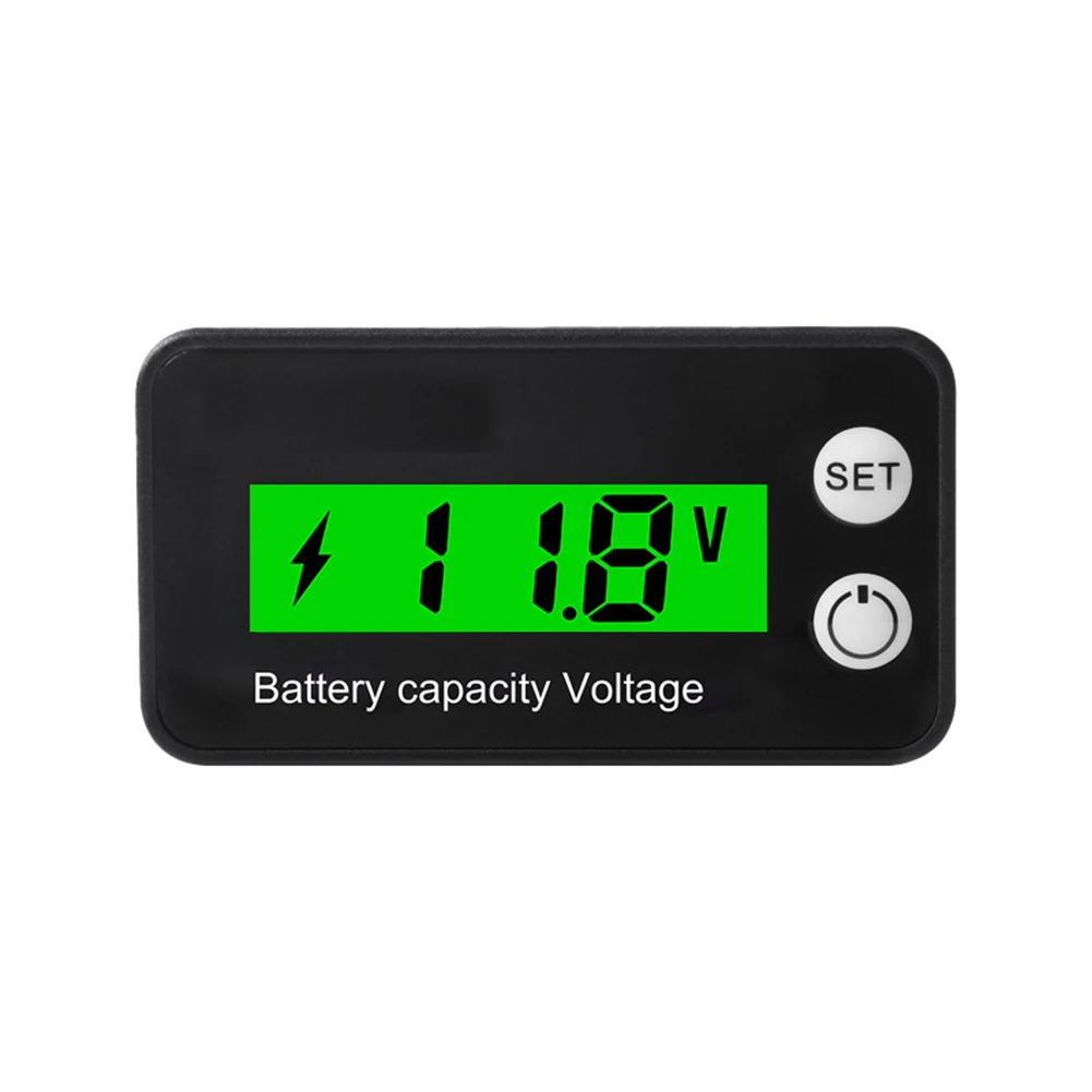

Wide Range DC 8-100V LCD Voltage Meter For Solar Battery And Power Equipment Testing With Reverse Polarity Guard And Alarm