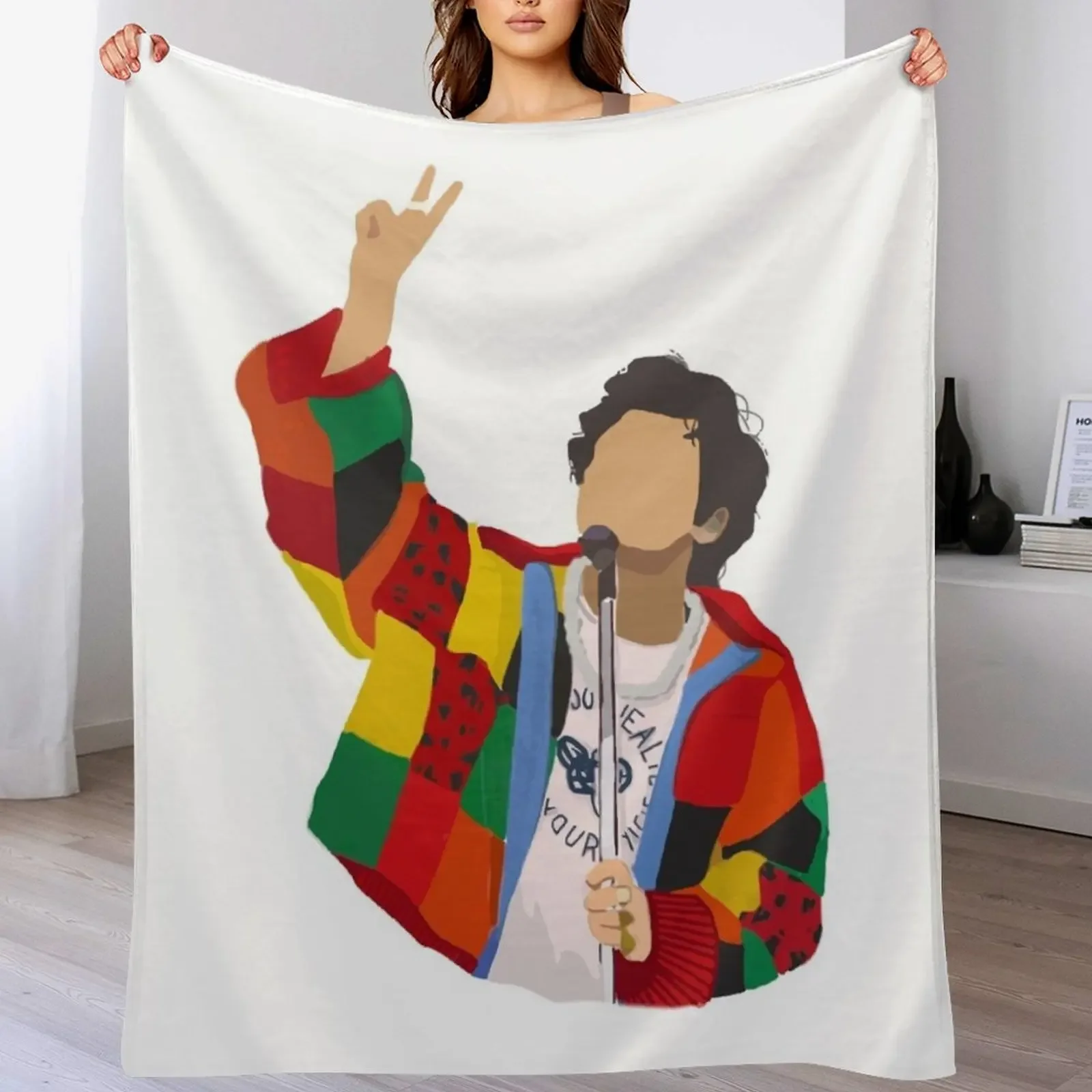 

harry cardigan Throw Blanket All Weather Soft Throw Blanket for Sofa