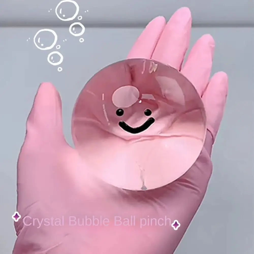 كرة كريستال TPR تهب حب الشباب لعبة معسر صلبة شفافة كرة ماء شفافة للغاية #3