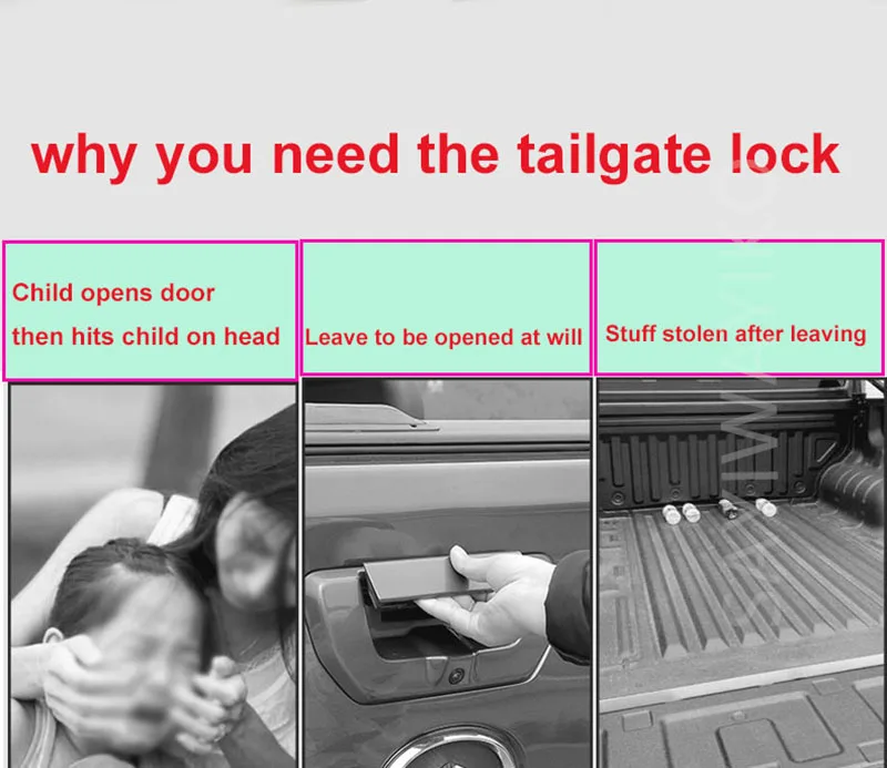 For GWM Ute Great Wall POER POA PAO CANNON CANNON-L CANON-X 2019 2020 2021 Tailgate Safety Lock Electronic Great Wall