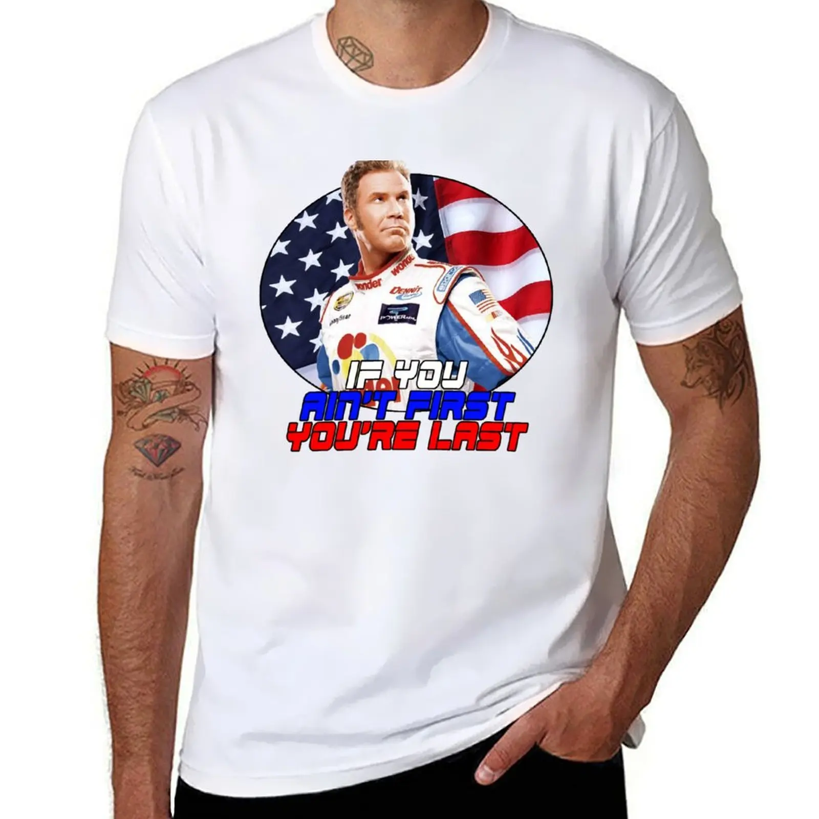 

Ricky Bobby, If oyu ... T-Shirt Work Wear Lightweight Tee
