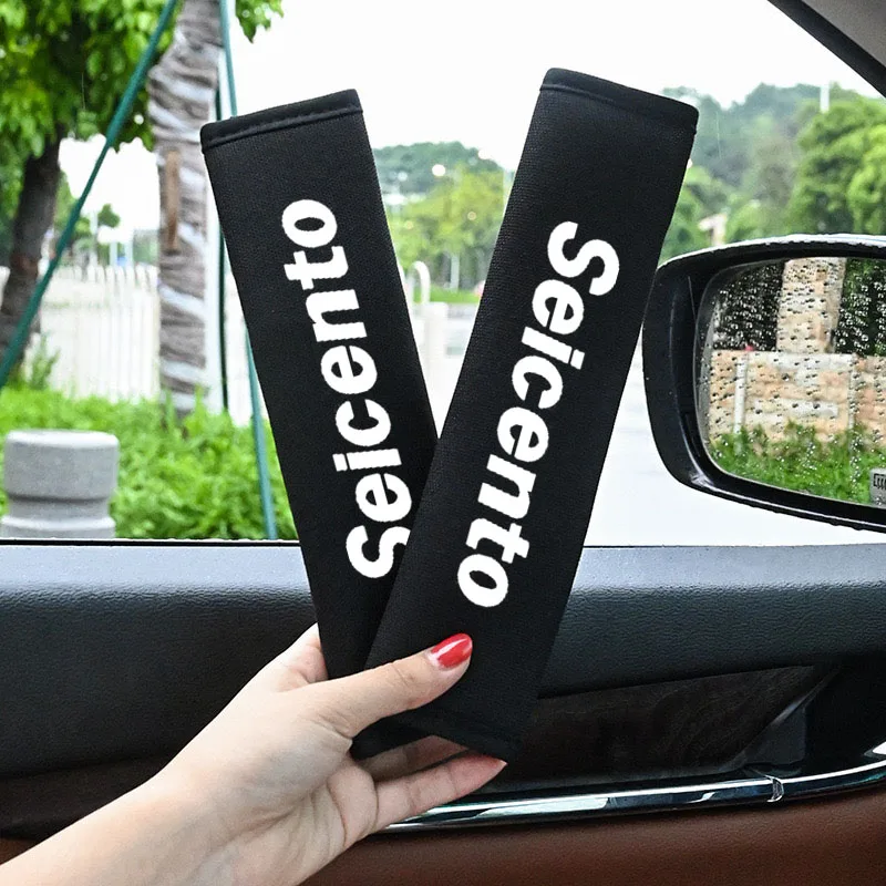 

Car Styling Seat Belt Cover Seatbelt Shoulder Strap Protector Pads For Seicento Auto Accessories